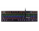 Клавиатура A4Tech Bloody B760 механическая (игровая, подсветка, Full Light Strike Optical Black Switch линейный без щелчка) USB
