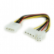 Переходник питания для мат плат 1xMolex-->4pin CPU (подходит только в качестве 3-го разъема)