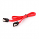 Шлейф SATA v3.0 Cablexpert CC-SATAM-DATA-0.3M (короткий 30см, прямой, защелки)