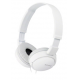 Наушники Sony MDR-ZX110 белый (накладные, 1.2м)