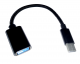 Переходник-адаптер OTG Type-C - USB кабель 10см (m-f, USB-Host)