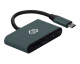 Картридер Type-C Digma CR-СA2512-G (внешний, SD,MicroSD, два выхода на наушники) черный