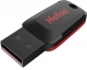Накопитель Flash 64 Гб Netac NT03U197N-064G-20BK (USB2.0) черный/красный