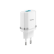 Адаптер питания USB Hoco C12Q белый с кабелем MicroUSB (5V, 3.0A, QC3.0, FCP, 18W)