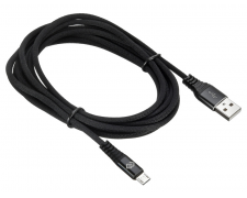 USB - micro USB [3.0 ] Digma (, 2A) (MICROUSB-3M-BRAIDED-BLK) 